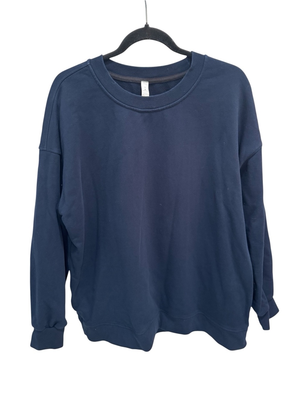Lululemon Softstreme Crew Sweatshirt Navy Blue Size 10 Oversized